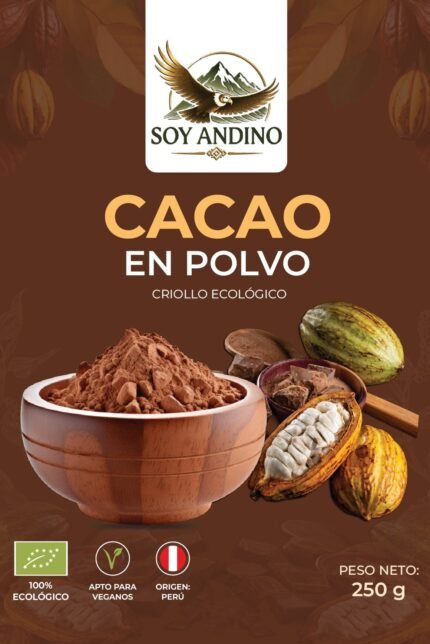 CACAO EN POLVO CRIOLLO ECOLÓGICO